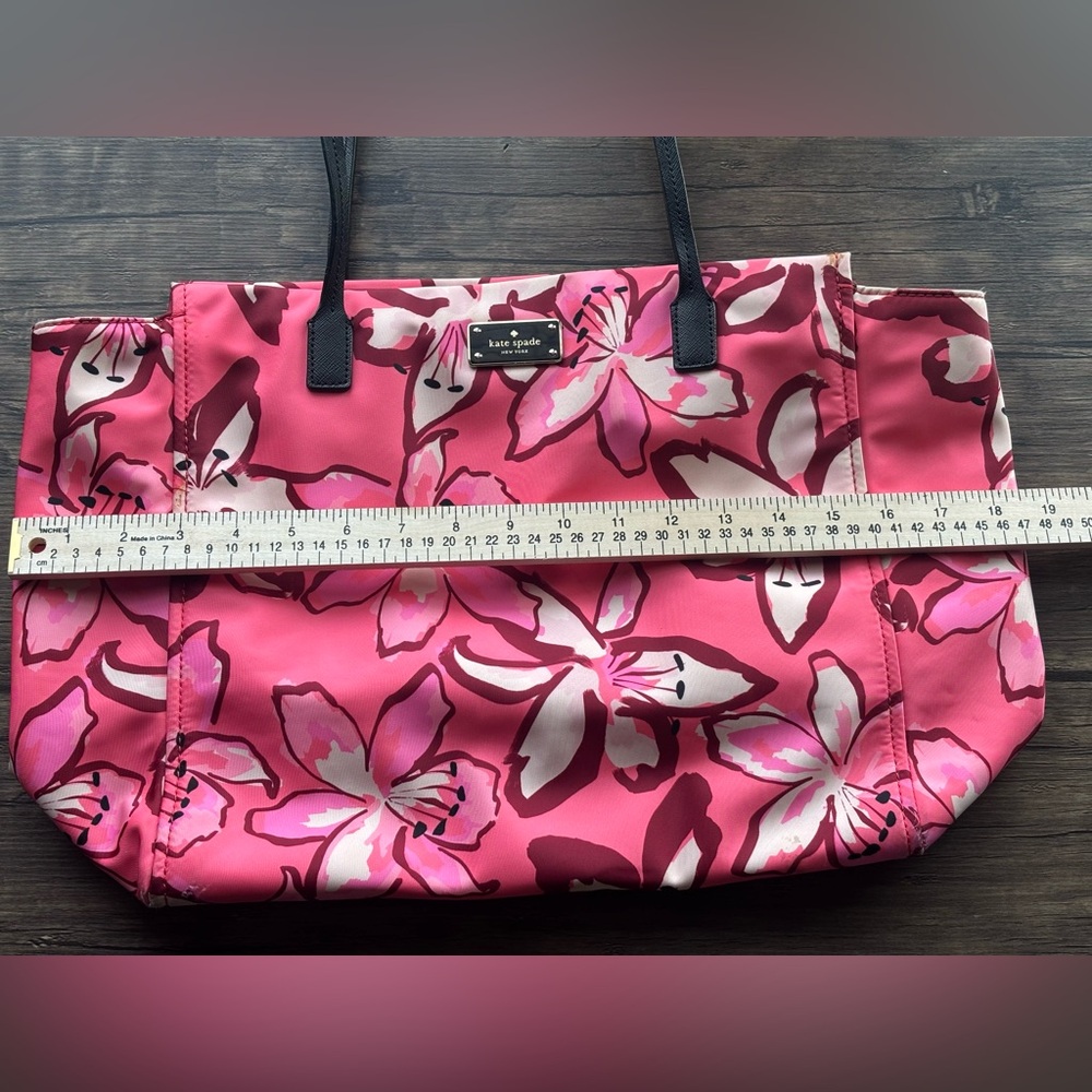 Kate Spade Vibrant Pink Floral Tote - Picture 16 of 16